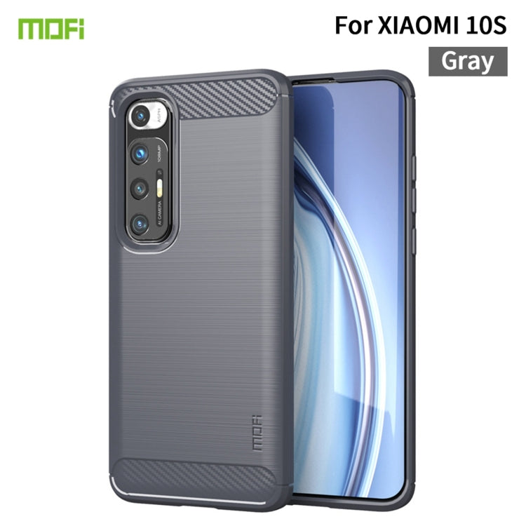 MOFI Gentleness Series Brushed Texture Carbon Fiber Soft TPU Case, For Redmi K40 /K40 Pro /K40 Pro+/Poco F3, For Redmi Note 9s /Note 9 Pro /Note 9 Pro Max, For Xiaomi Redmi Note 10 / Note 10S, For Redmi Note 10 Pro / Note 10 Pro Max                    ...