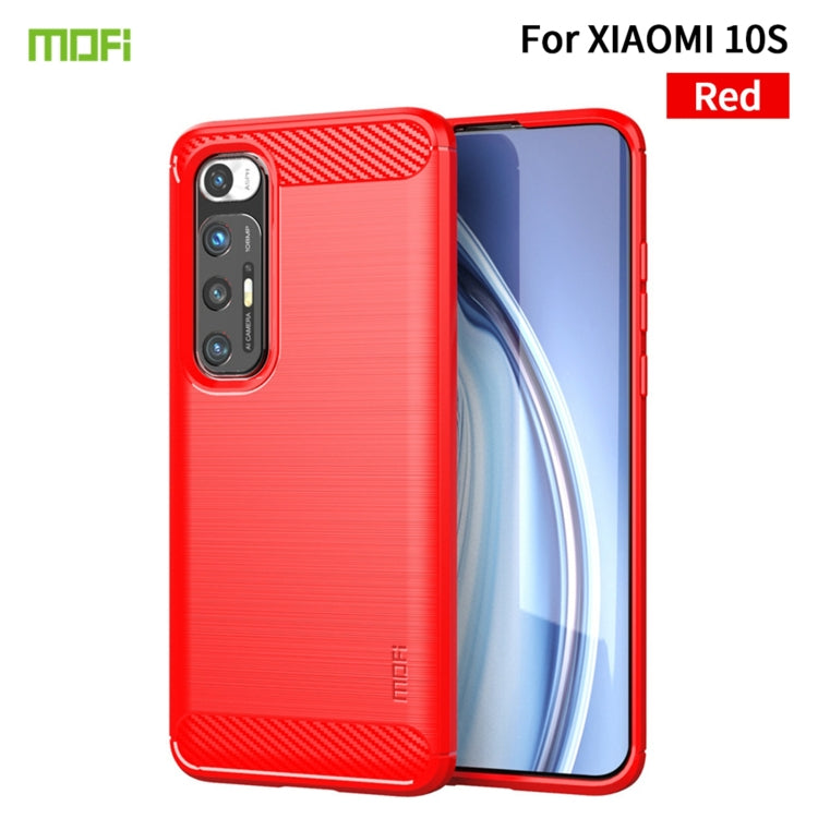 MOFI Gentleness Series Brushed Texture Carbon Fiber Soft TPU Case, For Redmi K40 /K40 Pro /K40 Pro+/Poco F3, For Redmi Note 9s /Note 9 Pro /Note 9 Pro Max, For Xiaomi Redmi Note 10 / Note 10S, For Redmi Note 10 Pro / Note 10 Pro Max                    ...