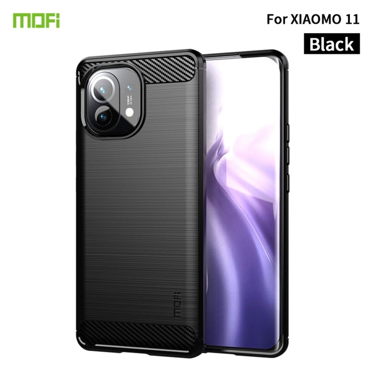 MOFI Gentleness Series Brushed Texture Carbon Fiber Soft TPU Case, For Redmi K40 /K40 Pro /K40 Pro+/Poco F3, For Redmi Note 9s /Note 9 Pro /Note 9 Pro Max, For Xiaomi Redmi Note 10 / Note 10S, For Redmi Note 10 Pro / Note 10 Pro Max                    ...