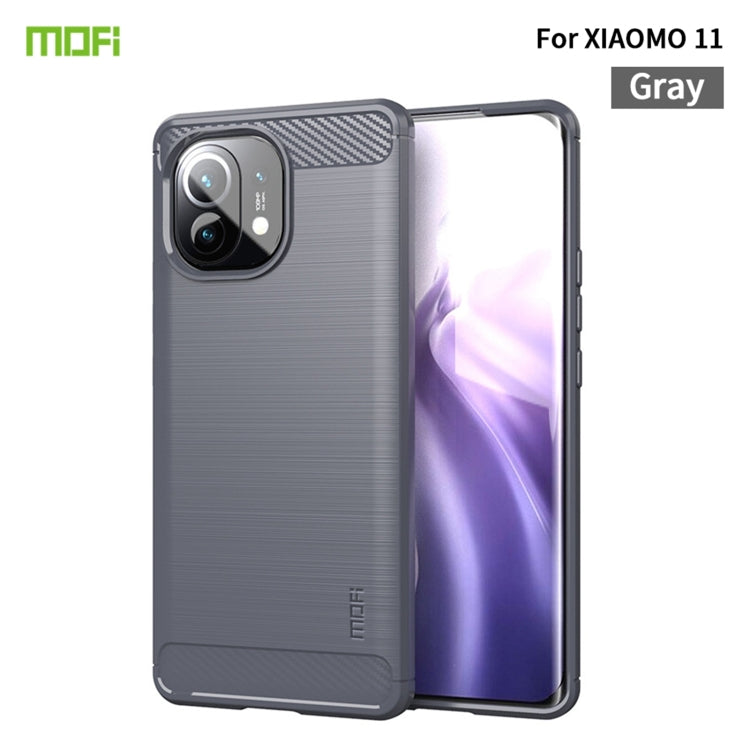 MOFI Gentleness Series Brushed Texture Carbon Fiber Soft TPU Case, For Redmi K40 /K40 Pro /K40 Pro+/Poco F3, For Redmi Note 9s /Note 9 Pro /Note 9 Pro Max, For Xiaomi Redmi Note 10 / Note 10S, For Redmi Note 10 Pro / Note 10 Pro Max                    ...