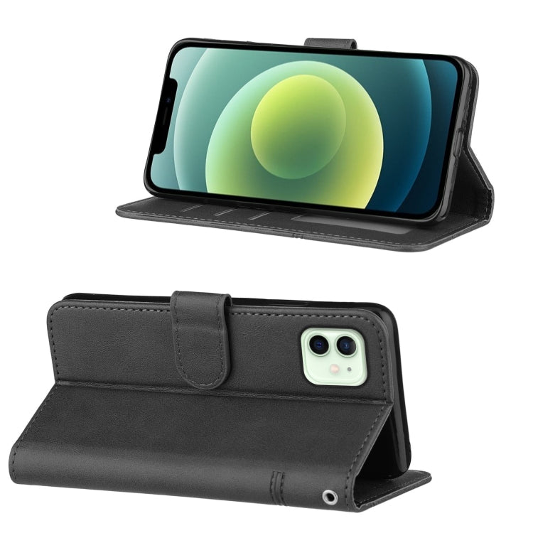 Stitching Calf Texture Buckle Horizontal Flip Leather Case with Holder & Card Slots & Wallet & Lanyard, For iPhone 12 mini, For iPhone 11, For iPhone 11 Pro, For iPhone 11 Pro Max, For iPhone XS / X, For iPhone XR, For iPhone XS Max                    ...