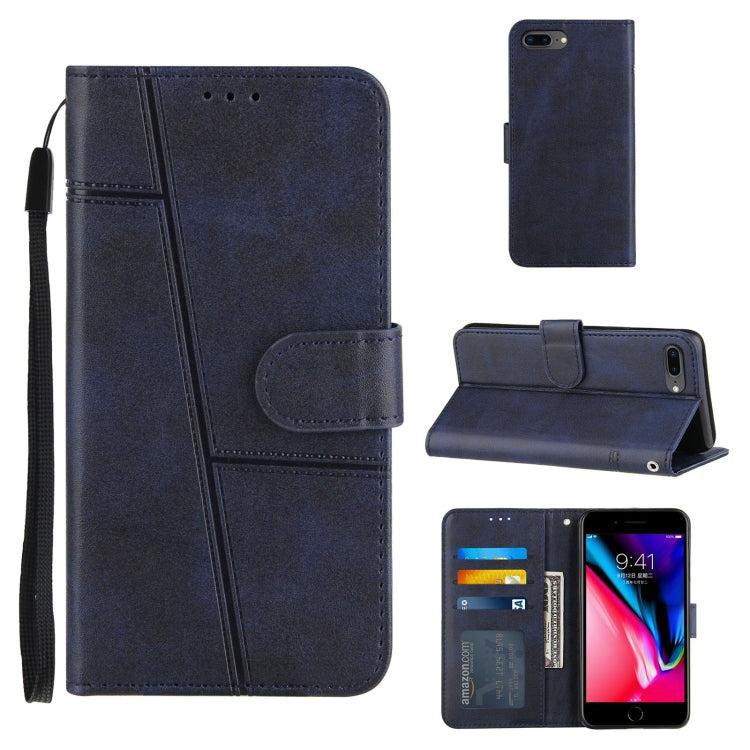 Stitching Calf Texture Buckle Horizontal Flip Leather Case with Holder & Card Slots & Wallet & Lanyard, For iPhone 12 mini, For iPhone 11, For iPhone 11 Pro, For iPhone 11 Pro Max, For iPhone XS / X, For iPhone XR, For iPhone XS Max                    ...