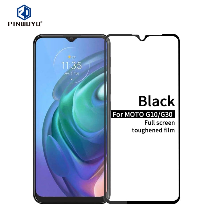 PINWUYO 9H 2.5D Full Screen Tempered Glass Film, For Motorola Moto G 5G, For Motorola Moto G10 / G30, For Motorola Moto G100, For Sony Xperia 1 III, For Sony Xperia 10 III