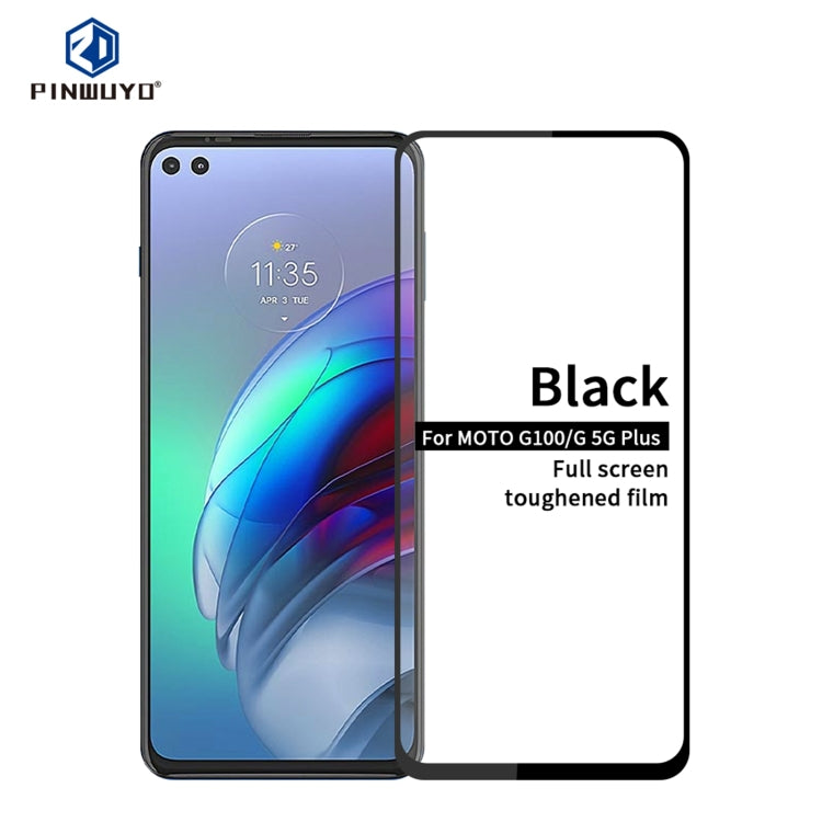 PINWUYO 9H 2.5D Full Screen Tempered Glass Film, For Motorola Moto G 5G, For Motorola Moto G10 / G30, For Motorola Moto G100, For Sony Xperia 1 III, For Sony Xperia 10 III