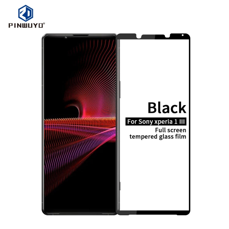 PINWUYO 9H 2.5D Full Screen Tempered Glass Film, For Motorola Moto G 5G, For Motorola Moto G10 / G30, For Motorola Moto G100, For Sony Xperia 1 III, For Sony Xperia 10 III