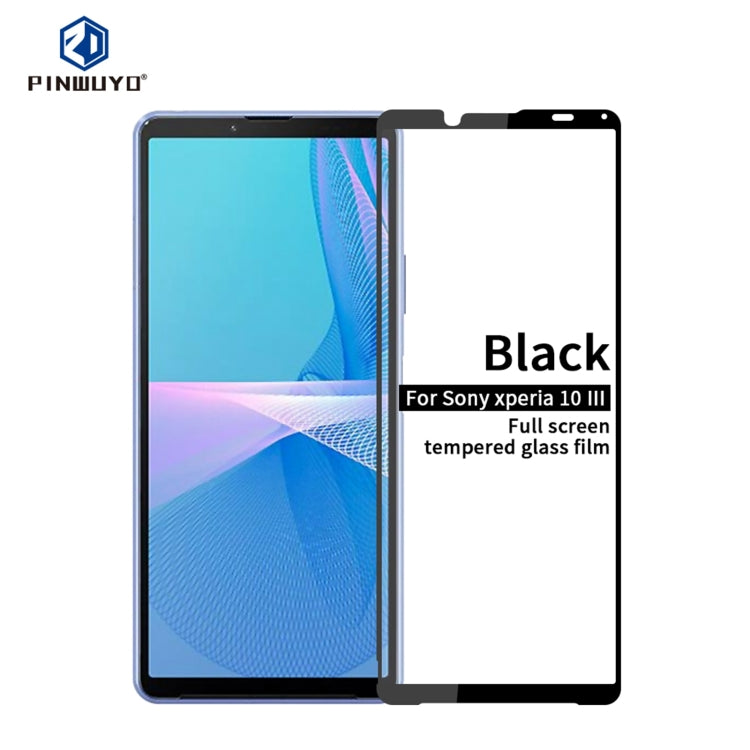 PINWUYO 9H 2.5D Full Screen Tempered Glass Film, For Motorola Moto G 5G, For Motorola Moto G10 / G30, For Motorola Moto G100, For Sony Xperia 1 III, For Sony Xperia 10 III