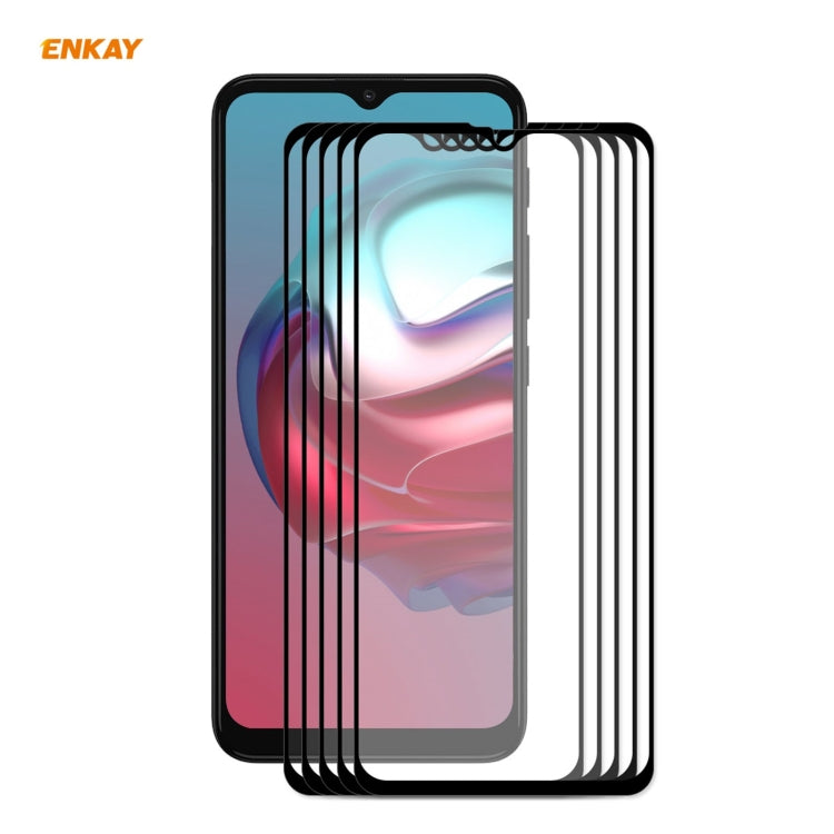 5 PCS ENKAY Hat-Prince Full Glue 0.26mm 9H 2.5D Tempered Glass Full Coverage Film, For Sony Xperia 10 III (5 PCS), For Sony Xperia 1 III (5 PCS), For Motorola Moto G10 / G20 / G30(5 PCS), For Motorola Moto G100 / G 5G Plus(5 PCS)