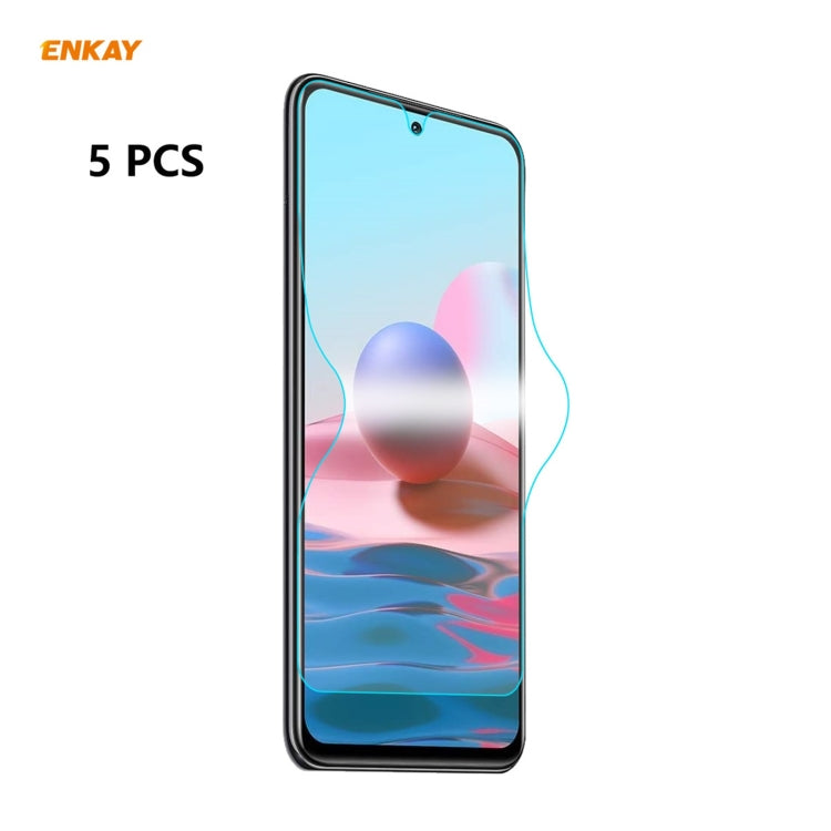 5 PCS ENKAY Hat-Prince Full Glue Full Coverage Screen Protector Explosion-proof Hydrogel Film, For Motorola Moto G30 / G20 / G10(5pcs), For Xiaomi Mi 11X / 11X Pro / 11i(5pcs), For Xiaomi Redmi K40 Gaming(5pcs), For Xiaomi Mi 11 Ultra(5pcs)            ...