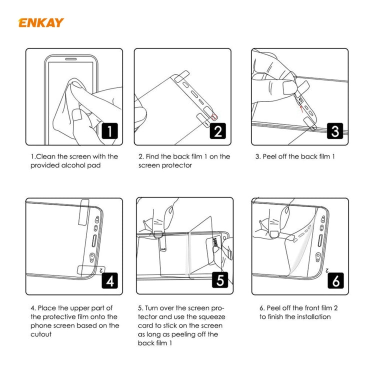 5 PCS ENKAY Hat-Prince Full Glue Full Coverage Screen Protector Explosion-proof Hydrogel Film, For Motorola Moto G30 / G20 / G10(5pcs), For Xiaomi Mi 11X / 11X Pro / 11i(5pcs), For Xiaomi Redmi K40 Gaming(5pcs), For Xiaomi Mi 11 Ultra(5pcs)            ...