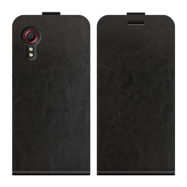 For Samsung Galaxy Xcover 5 / Xcover 5S R64 Texture Single Vertical Flip Leather Protective Case with Card Slots & Photo Frame, For Galaxy Xcover 5
