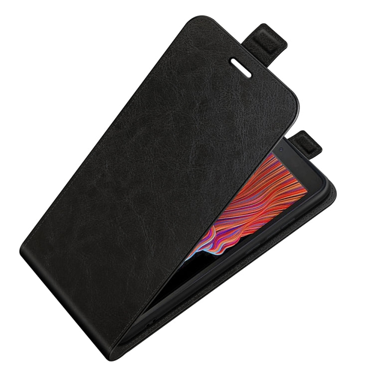 For Samsung Galaxy Xcover 5 / Xcover 5S R64 Texture Single Vertical Flip Leather Protective Case with Card Slots & Photo Frame, For Galaxy Xcover 5