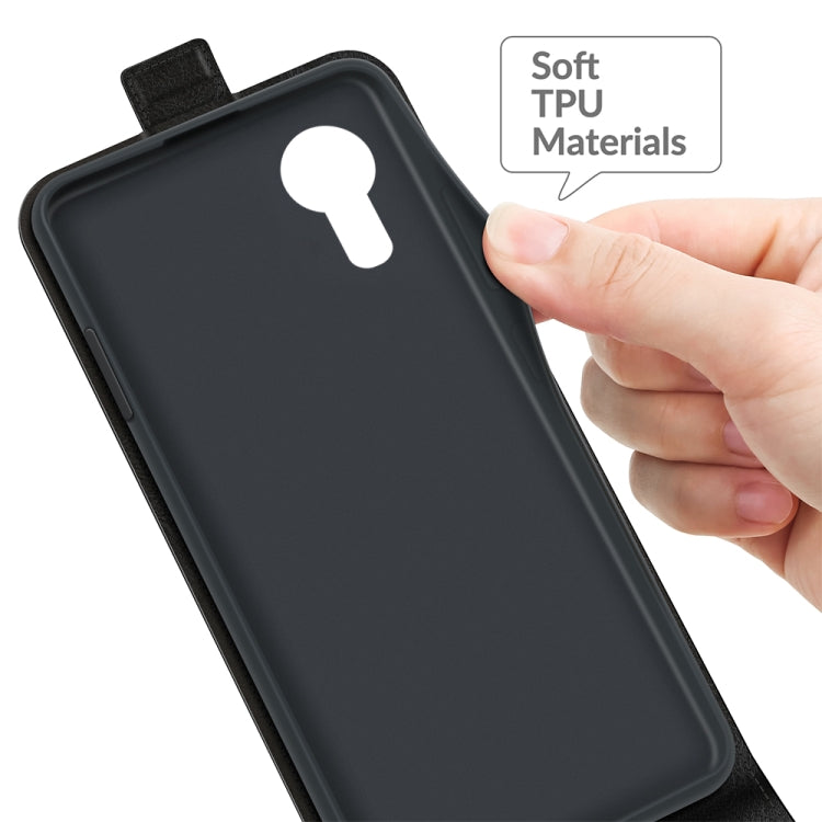 For Samsung Galaxy Xcover 5 / Xcover 5S R64 Texture Single Vertical Flip Leather Protective Case with Card Slots & Photo Frame, For Galaxy Xcover 5