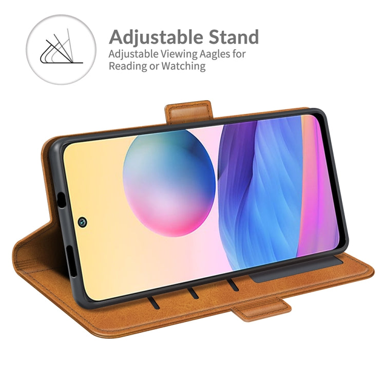For Xiaomi Redmi Note 10 5G Dual-side Magnetic Buckle Horizontal Flip Leather Case with Holder & Card Slots & Wallet, For Xiaomi Redmi Note 10 5G