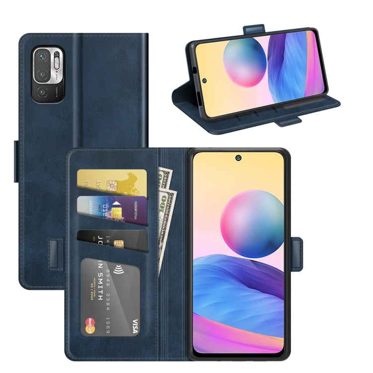 For Xiaomi Redmi Note 10 5G Dual-side Magnetic Buckle Horizontal Flip Leather Case with Holder & Card Slots & Wallet, For Xiaomi Redmi Note 10 5G