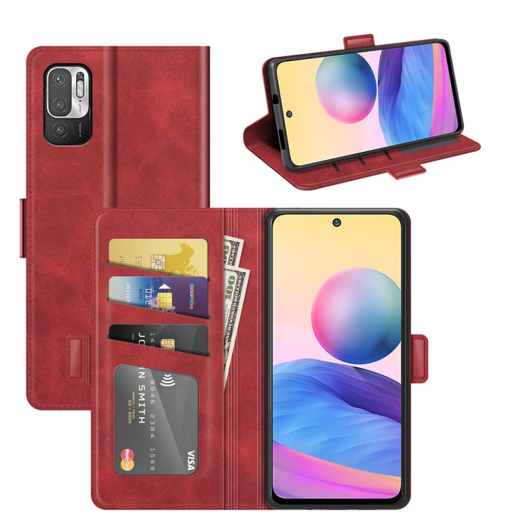 For Xiaomi Redmi Note 10 5G Dual-side Magnetic Buckle Horizontal Flip Leather Case with Holder & Card Slots & Wallet, For Xiaomi Redmi Note 10 5G