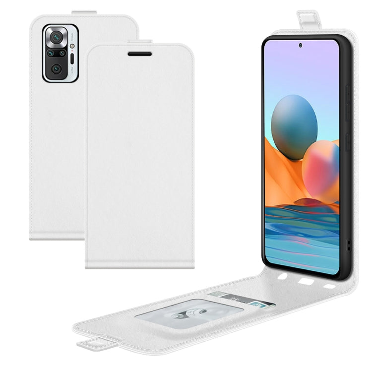 For Xiaomi Redmi Note 10 Pro / Note 10 Pro (Indian Version) / Note 10 Pro Max R64 Texture Single Vertical Flip Leather Protective Case with Card Slots & Photo Frame, For Xiaomi Redmi Note 10 Pro