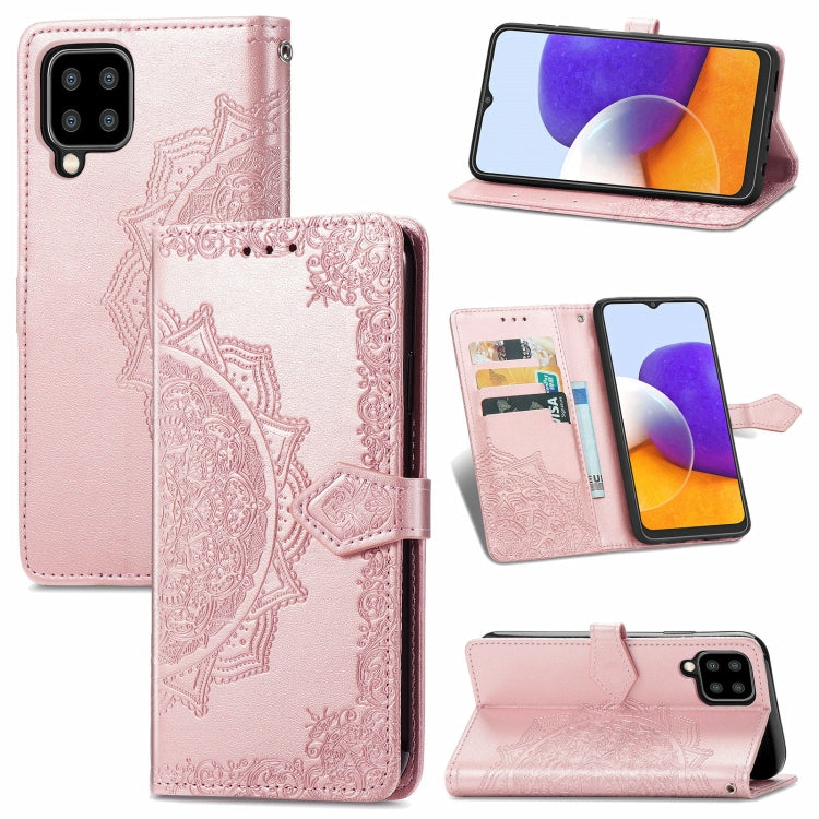 Mandala Embossing Pattern Horizontal Flip Leather Case with Holder & Card Slots & Wallet & Lanyard, For Samsung Galaxy A82 5G, For Samsung Galaxy A22 4G, For Samsung Galaxy A22 5G, For Samsung Galaxy F62 / M62, For Motorola Moto G50, For Nokia 6.3     ...