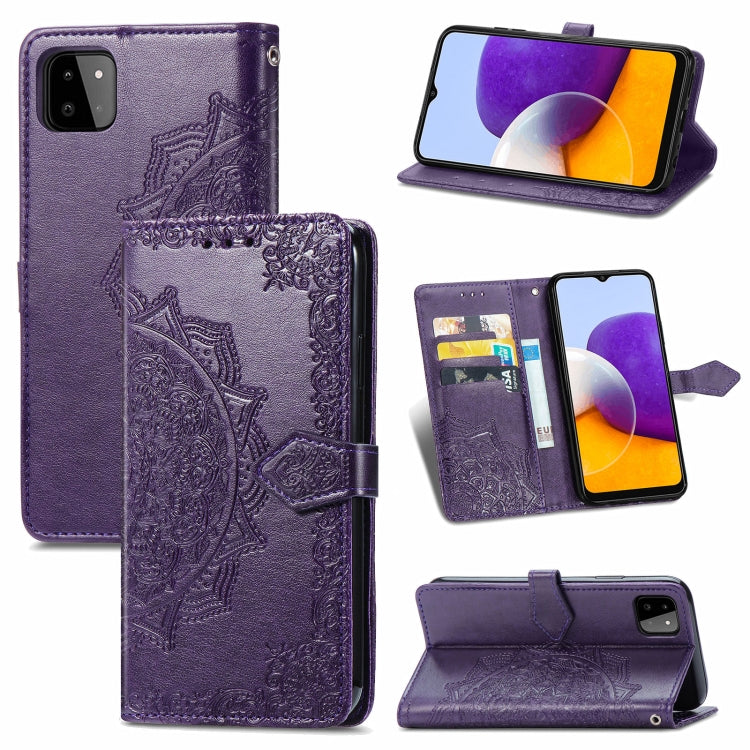 Mandala Embossing Pattern Horizontal Flip Leather Case with Holder & Card Slots & Wallet & Lanyard, For Samsung Galaxy A82 5G, For Samsung Galaxy A22 4G, For Samsung Galaxy A22 5G, For Samsung Galaxy F62 / M62, For Motorola Moto G50, For Nokia 6.3     ...