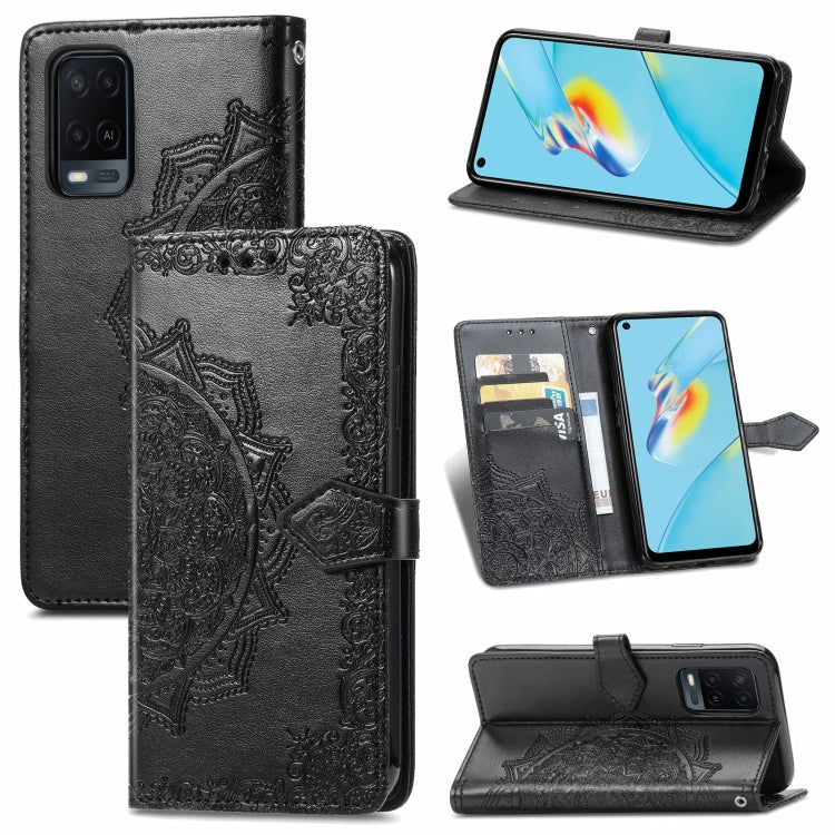 Mandala Embossing Pattern Horizontal Flip Leather Case with Holder & Card Slots & Wallet & Lanyard, For OPPO A54 4G, For OPPO Realme 8 / 8 Pro 4G, For OPPO Realme 8 5G / Realme V13 5G, For vivo V20 SE, For vivo Y51, For Sony Xperia 1 III               ...