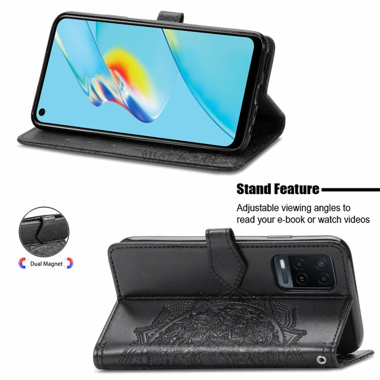 Mandala Embossing Pattern Horizontal Flip Leather Case with Holder & Card Slots & Wallet & Lanyard, For OPPO A54 4G, For OPPO Realme 8 / 8 Pro 4G, For OPPO Realme 8 5G / Realme V13 5G, For vivo V20 SE, For vivo Y51, For Sony Xperia 1 III               ...