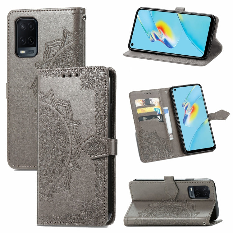 Mandala Embossing Pattern Horizontal Flip Leather Case with Holder & Card Slots & Wallet & Lanyard, For OPPO A54 4G, For OPPO Realme 8 / 8 Pro 4G, For OPPO Realme 8 5G / Realme V13 5G, For vivo V20 SE, For vivo Y51, For Sony Xperia 1 III               ...