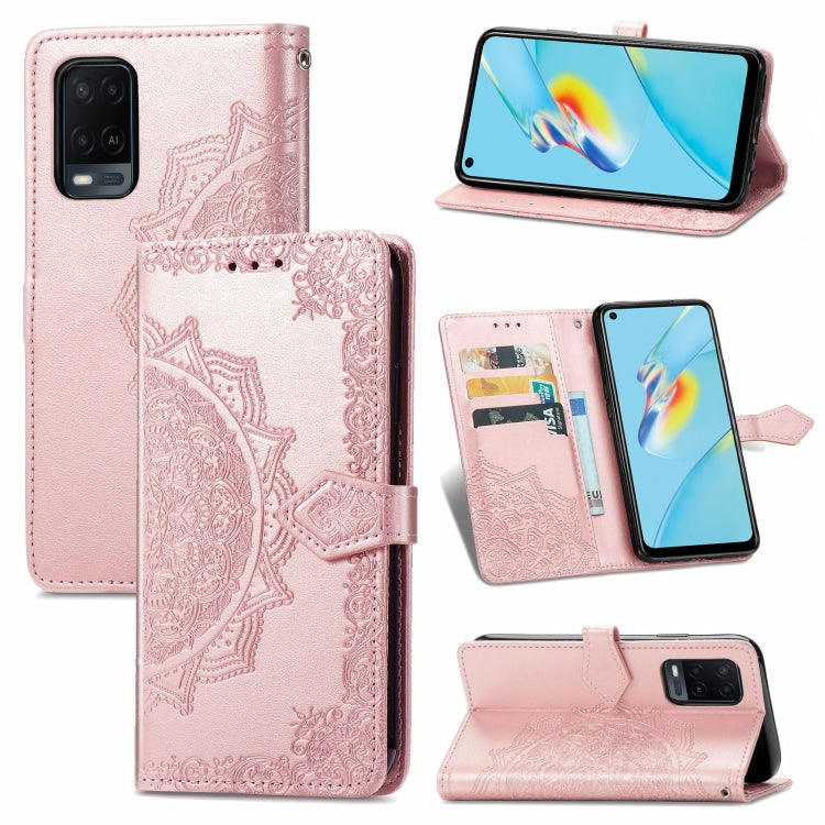 Mandala Embossing Pattern Horizontal Flip Leather Case with Holder & Card Slots & Wallet & Lanyard, For OPPO A54 4G, For OPPO Realme 8 / 8 Pro 4G, For OPPO Realme 8 5G / Realme V13 5G, For vivo V20 SE, For vivo Y51, For Sony Xperia 1 III               ...