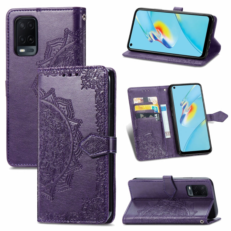 Mandala Embossing Pattern Horizontal Flip Leather Case with Holder & Card Slots & Wallet & Lanyard, For OPPO A54 4G, For OPPO Realme 8 / 8 Pro 4G, For OPPO Realme 8 5G / Realme V13 5G, For vivo V20 SE, For vivo Y51, For Sony Xperia 1 III               ...