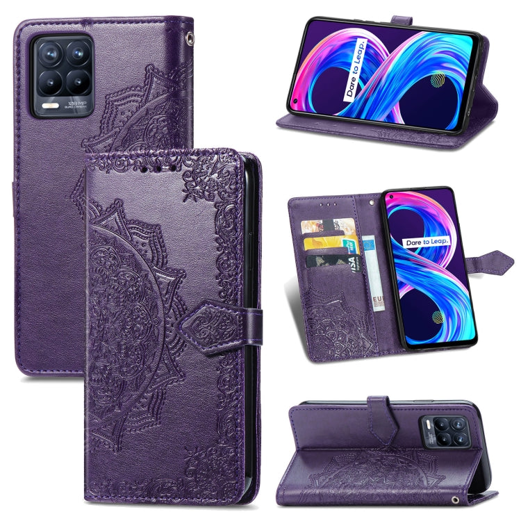 Mandala Embossing Pattern Horizontal Flip Leather Case with Holder & Card Slots & Wallet & Lanyard, For OPPO A54 4G, For OPPO Realme 8 / 8 Pro 4G, For OPPO Realme 8 5G / Realme V13 5G, For vivo V20 SE, For vivo Y51, For Sony Xperia 1 III               ...