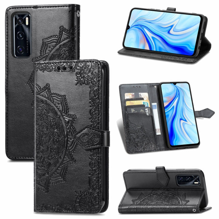 Mandala Embossing Pattern Horizontal Flip Leather Case with Holder & Card Slots & Wallet & Lanyard, For OPPO A54 4G, For OPPO Realme 8 / 8 Pro 4G, For OPPO Realme 8 5G / Realme V13 5G, For vivo V20 SE, For vivo Y51, For Sony Xperia 1 III               ...