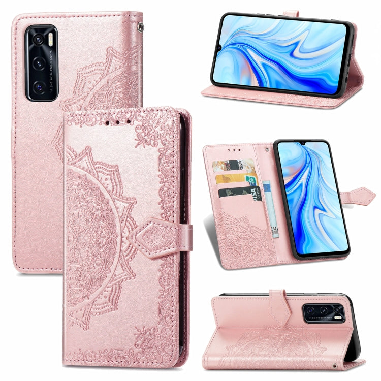 Mandala Embossing Pattern Horizontal Flip Leather Case with Holder & Card Slots & Wallet & Lanyard, For OPPO A54 4G, For OPPO Realme 8 / 8 Pro 4G, For OPPO Realme 8 5G / Realme V13 5G, For vivo V20 SE, For vivo Y51, For Sony Xperia 1 III               ...
