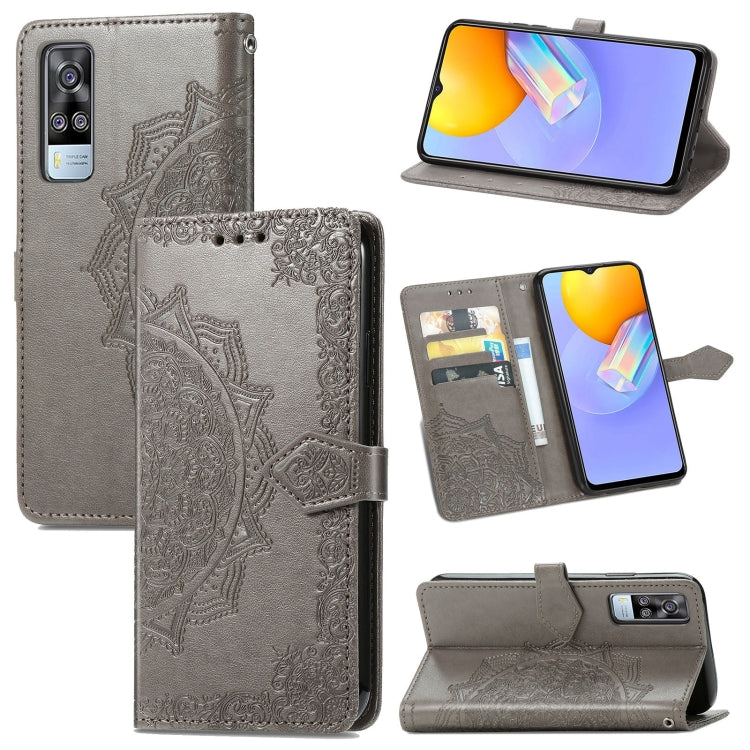 Mandala Embossing Pattern Horizontal Flip Leather Case with Holder & Card Slots & Wallet & Lanyard, For OPPO A54 4G, For OPPO Realme 8 / 8 Pro 4G, For OPPO Realme 8 5G / Realme V13 5G, For vivo V20 SE, For vivo Y51, For Sony Xperia 1 III               ...