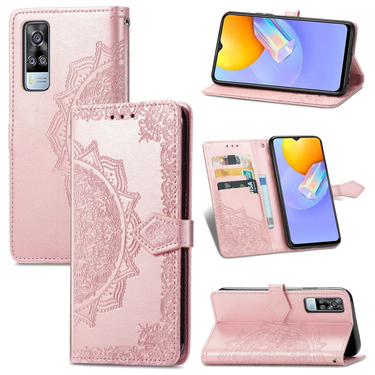 Mandala Embossing Pattern Horizontal Flip Leather Case with Holder & Card Slots & Wallet & Lanyard, For OPPO A54 4G, For OPPO Realme 8 / 8 Pro 4G, For OPPO Realme 8 5G / Realme V13 5G, For vivo V20 SE, For vivo Y51, For Sony Xperia 1 III               ...