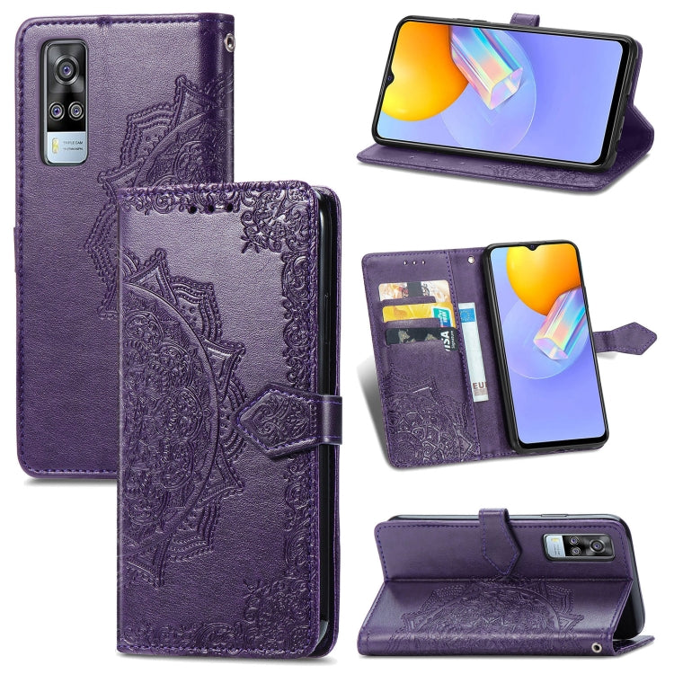 Mandala Embossing Pattern Horizontal Flip Leather Case with Holder & Card Slots & Wallet & Lanyard, For OPPO A54 4G, For OPPO Realme 8 / 8 Pro 4G, For OPPO Realme 8 5G / Realme V13 5G, For vivo V20 SE, For vivo Y51, For Sony Xperia 1 III               ...