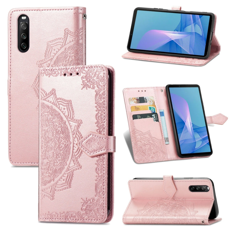 Mandala Embossing Pattern Horizontal Flip Leather Case with Holder & Card Slots & Wallet & Lanyard, For OPPO A54 4G, For OPPO Realme 8 / 8 Pro 4G, For OPPO Realme 8 5G / Realme V13 5G, For vivo V20 SE, For vivo Y51, For Sony Xperia 1 III               ...