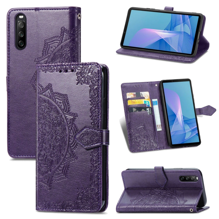 Mandala Embossing Pattern Horizontal Flip Leather Case with Holder & Card Slots & Wallet & Lanyard, For OPPO A54 4G, For OPPO Realme 8 / 8 Pro 4G, For OPPO Realme 8 5G / Realme V13 5G, For vivo V20 SE, For vivo Y51, For Sony Xperia 1 III               ...