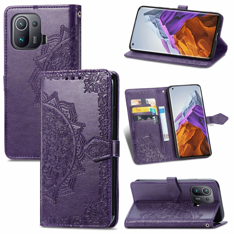 Mandala Embossing Pattern Horizontal Flip Leather Case with Holder & Card Slots & Wallet & Lanyard, For OPPO A54 4G, For OPPO Realme 8 / 8 Pro 4G, For OPPO Realme 8 5G / Realme V13 5G, For vivo V20 SE, For vivo Y51, For Sony Xperia 1 III               ...