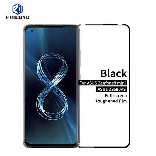 PINWUYO 9H 2.5D Full Screen Tempered Glass Film, For Asus Zenfone 8 mini / ZS590KS, For Asus Zenfone 8 Flip / ZS672KS, For Nokia X10 / X20
