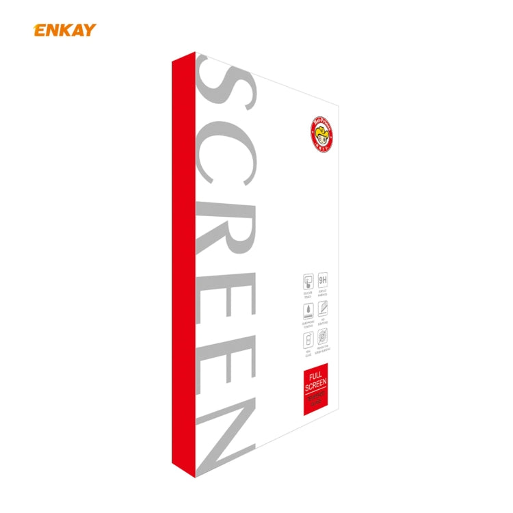 ENKAY Hat-Prince Anti-drop Full Glue Tempered Glass Full Screen Film Anti-fall Protector, For Nokia X10 / X20, For OnePlus 9, For OnePlus 9R