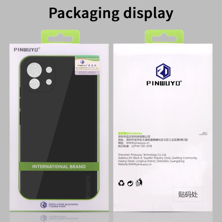 PINWUYO Touching Series Liquid Silicone TPU Shockproof Case, For Xiaomi Mi 11, For Xiaomi Mi 11 Lite, For Xiaomi Mi 11 Ultra