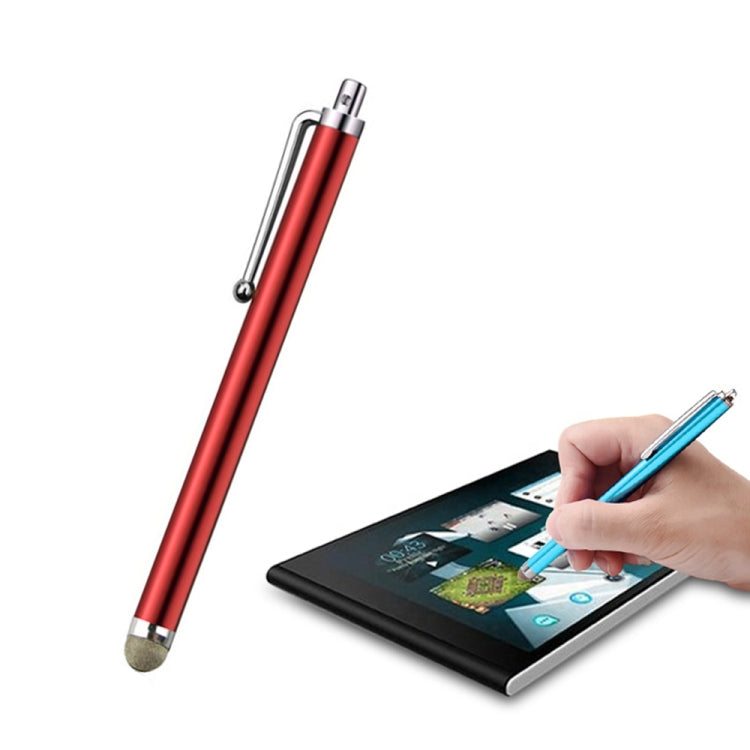 AT-19 Silver Fiber Pen Tip Stylus Capacitive Pen Mobile Phone Tablet Universal Touch Pen