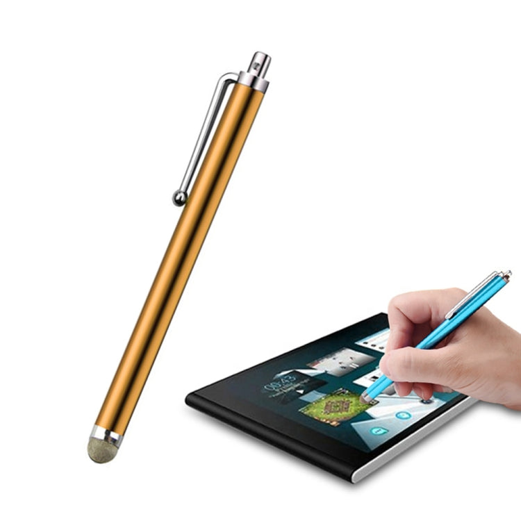 AT-19 Silver Fiber Pen Tip Stylus Capacitive Pen Mobile Phone Tablet Universal Touch Pen