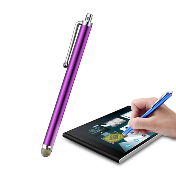 AT-19 Silver Fiber Pen Tip Stylus Capacitive Pen Mobile Phone Tablet Universal Touch Pen