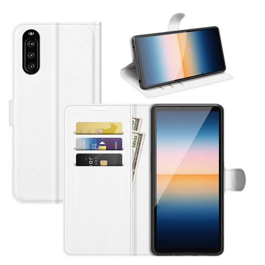 For Sony Xperia 10 III Litchi Texture Horizontal Flip Protective Case with Holder & Card Slots & Wallet, For Sony Xperia 10 III