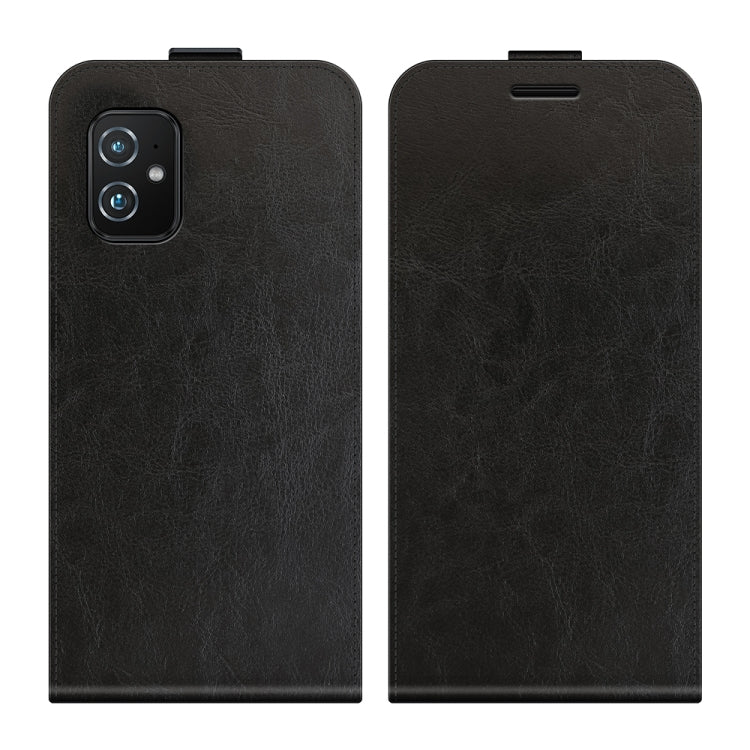 For Asus Zenfone 8 R64 Texture Single Vertical Flip Leather Protective Case with Card Slots & Photo Frame, For Asus Zenfone 8
