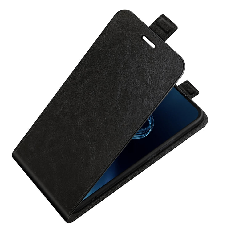 For Asus Zenfone 8 R64 Texture Single Vertical Flip Leather Protective Case with Card Slots & Photo Frame, For Asus Zenfone 8