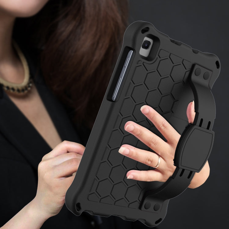 Honeycomb Design EVA + PC Material Four Corner Anti Falling Flat Protective Shell with Strap, For Samsung Galaxy A7 Lite T220 / T225