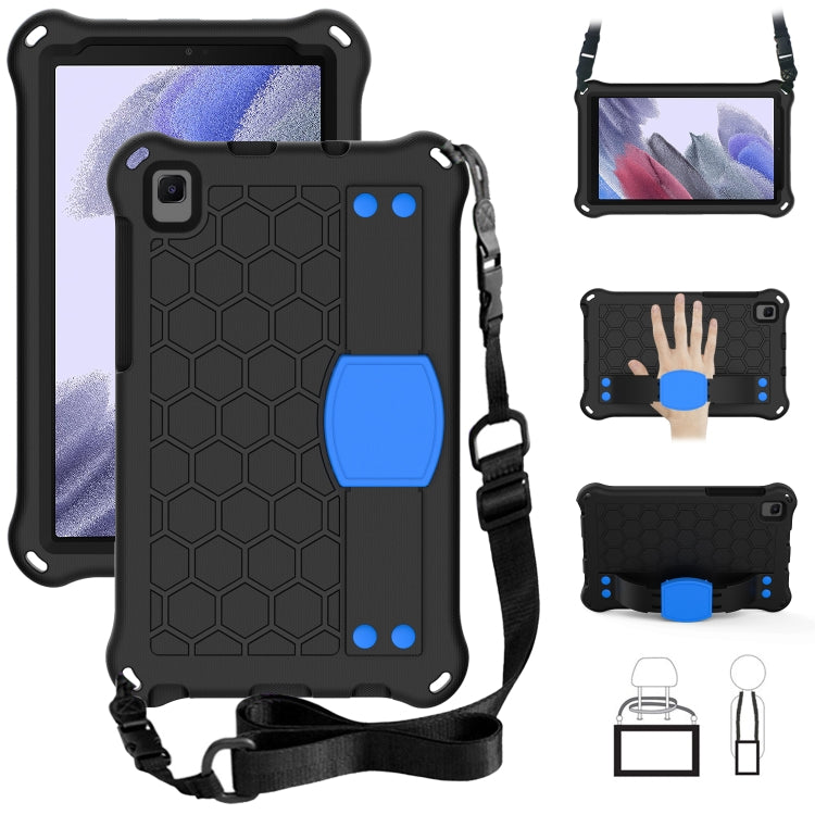Honeycomb Design EVA + PC Material Four Corner Anti Falling Flat Protective Shell with Strap, For Samsung Galaxy A7 Lite T220 / T225
