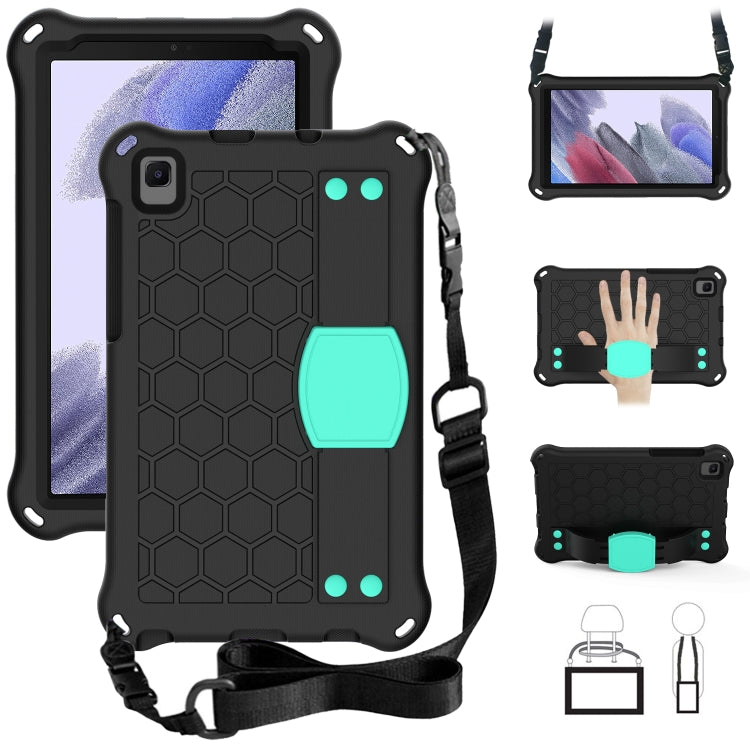 Honeycomb Design EVA + PC Material Four Corner Anti Falling Flat Protective Shell with Strap, For Samsung Galaxy A7 Lite T220 / T225