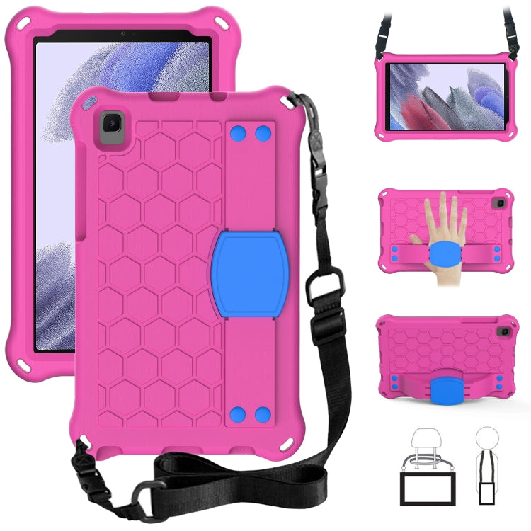 Honeycomb Design EVA + PC Material Four Corner Anti Falling Flat Protective Shell with Strap, For Samsung Galaxy A7 Lite T220 / T225