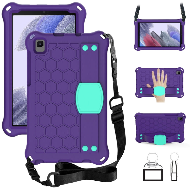 Honeycomb Design EVA + PC Material Four Corner Anti Falling Flat Protective Shell with Strap, For Samsung Galaxy A7 Lite T220 / T225